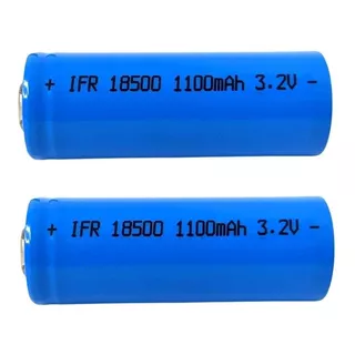 Kit 2 Baterias Ifr 18500 3.2v 1100mah