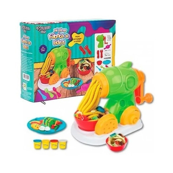 Juego De Masas Niños Mi Primer Fabrica De Fideos Love Color Multi