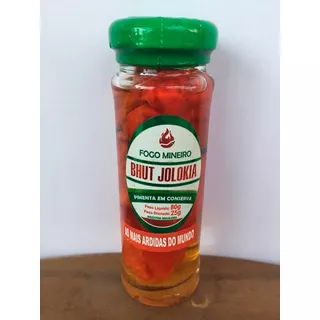 Pimenta Bhut Jolokia Em Conserva 100ml As Mais Ardidas Mundo