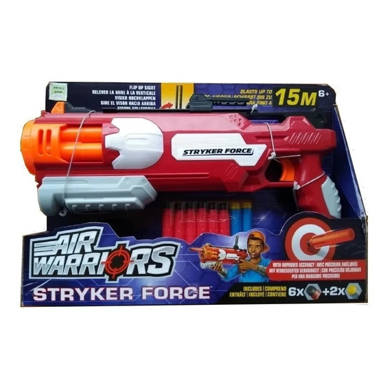 Pistola Juguete Air Warriors Striker Force Mm724