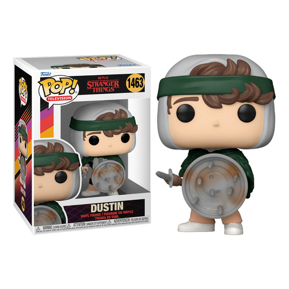 Funko Pop Stranger Things - Dustin With Shield