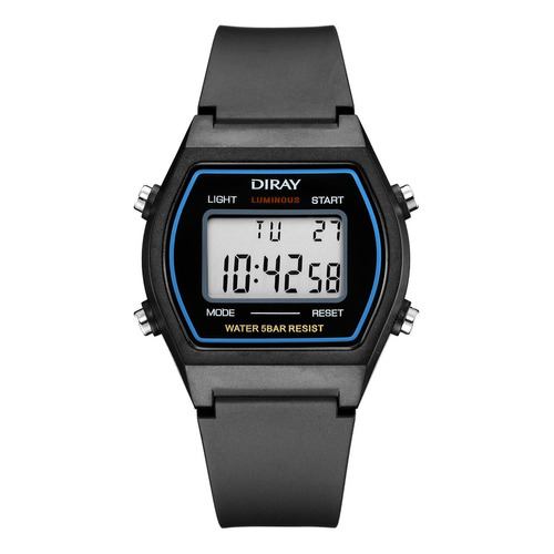 Reloj De Pulsera Diray Para Unisex Dr362g2 Negro