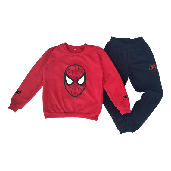 Conjunto Deportivo Buzo Y Pantalon Spiderman