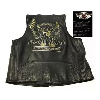 Colete Harley-davidson Original Tam M C/botões Hd Top Import