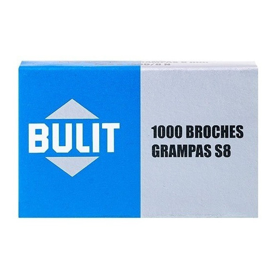 Broches - Grampas S8 Bulit Por 10 Cajas De 1000 Unidades