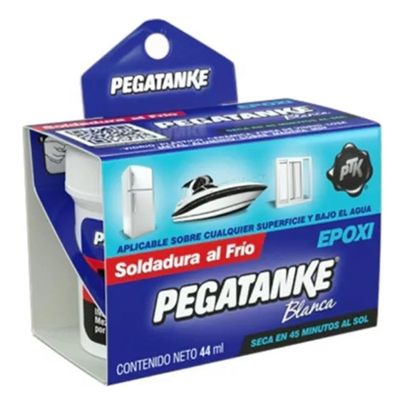 Pegatanke Soldadura En Frío Blanco Negro Pega Tanque Mf Shop