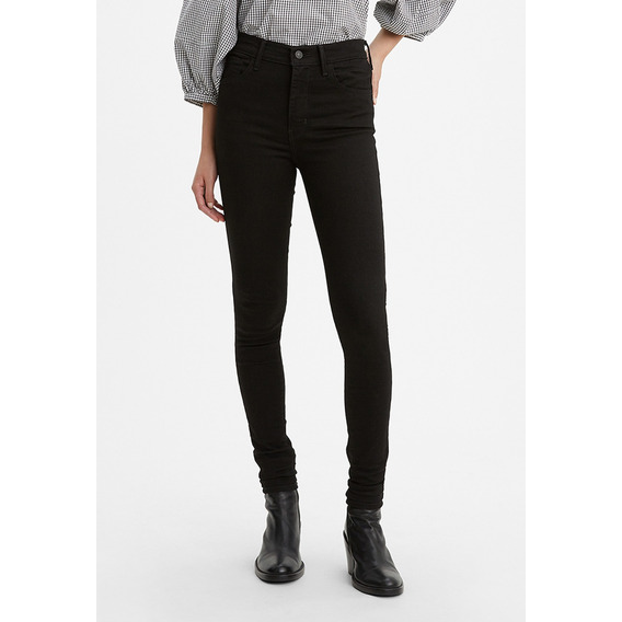 Jeans Mujer 720 High-rise Super Skinny Negro Levis