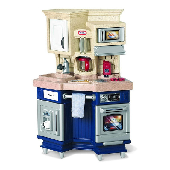 Little Tikes Juego De Cocina Super Chef Color Azul marino