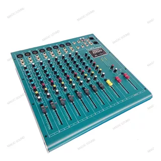 Consola Amplificada D 8 Canales +48v Phantom, Usb, Bluetooth