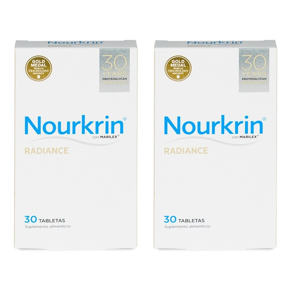 Pack 2 Nourkrin Radiance 30 Tabletas | Anticanas Natural