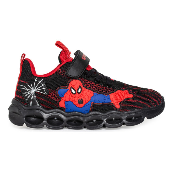 Zapatilla Luces Marvel Spiderman Hombre Araña Llavero New 