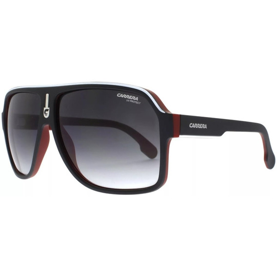 Lentes De Sol Carrera 1001/s Blx9o Bordeaux Negro/roj Hombre