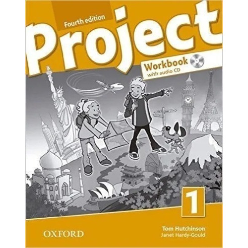 Project  1 -  Workbook With  &  Practice - 4, De Hutchinson, Tom. Editorial Oxford, Tapa Blanda En Inglés