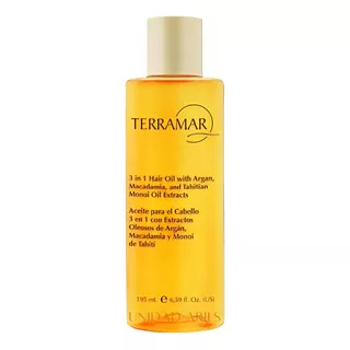 Aceite Para El Cabello 3 En 1 Extractos Oleo 195ml Terramar