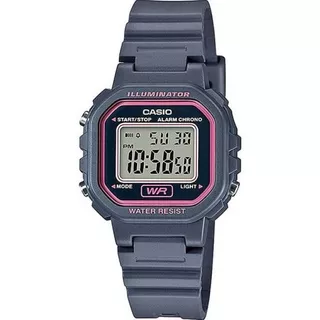 Reloj Casio La20 4a Rosa Dama Digital Correa Full