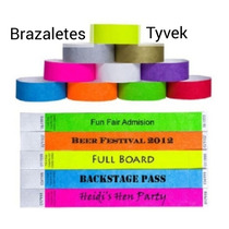 Brazaletes Tyvek 50 Unidades Caracas Brazaletes Tyvek 3/4