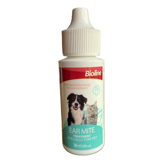 Aceite Para Ácaros De Oídos Para Mascotas 30 Ml