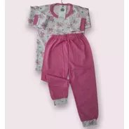 Pijamas De Algodón Liviano Niñas Talles 2 Al 16