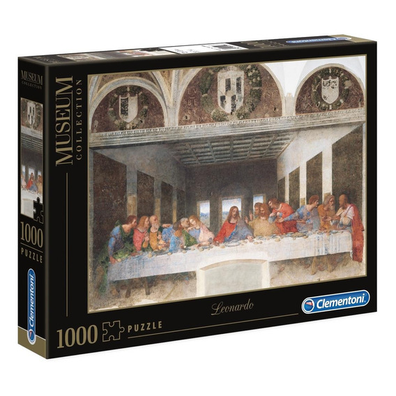 Rompecabezas Clementoni Museum Collection Leonardo  - Cenacolo 31447 de 1000 piezas