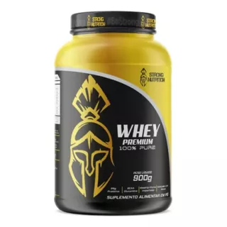 Whey Protein 100% Pure Pote 900g Cappuccino Strong Nutrition