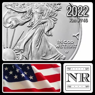 Estados Unidos - 1 Dólar - Año 2022 - Km #746 - Ag Onza .999