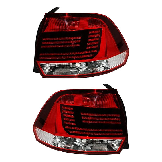 Calavera  S/arnes Volkswagen Vento 2016-2022 Rojo-blanco