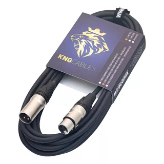 Cabo Para Microfone Balanceado Xlr 5 Metros Kng Wireconex