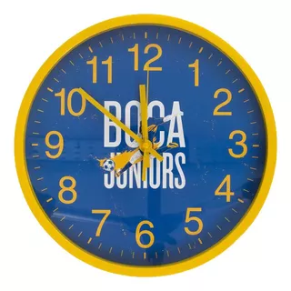 Reloj De Pared Boca Juniors 30cm Lic. Oficial