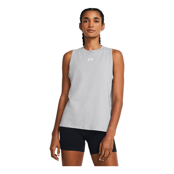 Playera Para Entrenar Under Armour Campus Muscle De Mujer