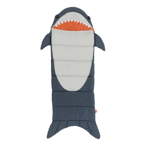 Bolsa Dormir Sleeping Bag Niños O Niñas Camping 165x61cm *sk Color Gris tiburón
