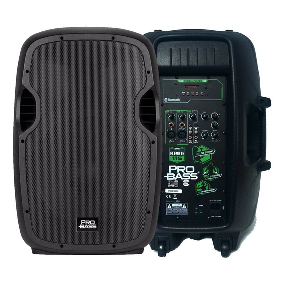 Bafle Potenciado 15 Pulgadas Pro Bass Elevate 115 Bluetooth