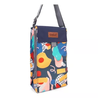 Bolso Matero Desplegable Diseño Aquiles Chilly Color Azul