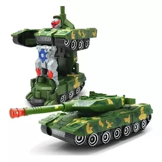 Caminhão Tanque Guerra Transforma Robô Transformers