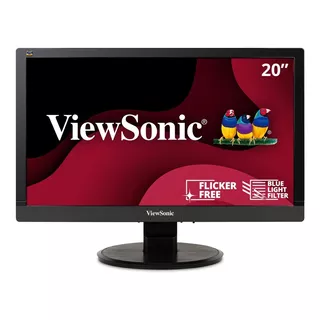 Monitor Led Viewsonic 20  Va2055sm Full Hd Vga Dvi 60hz