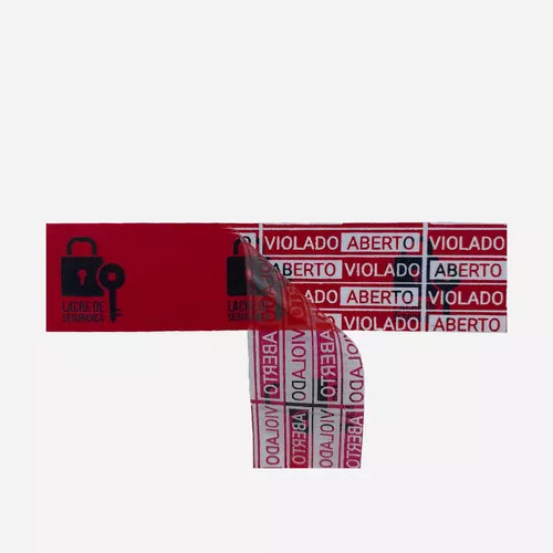 Cinta adhesiva de seguridad Void, inviolable, 25 mm x 50 m, 1 pulgada  Color: rojo violado