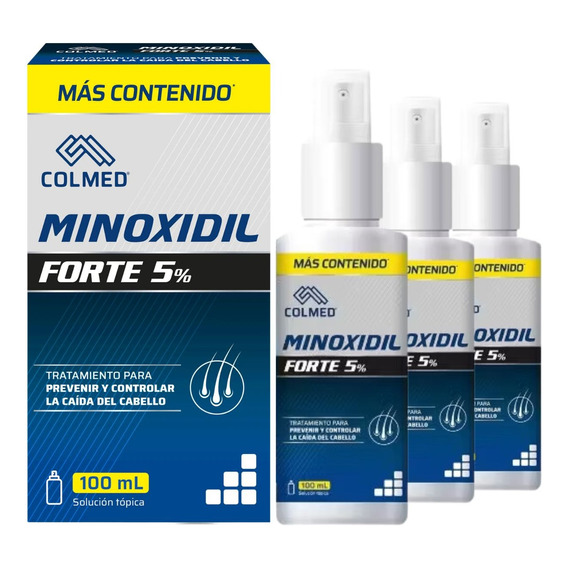 Pack Tratamiento Caída Del Cabello Minoxidil Forte Colmed 