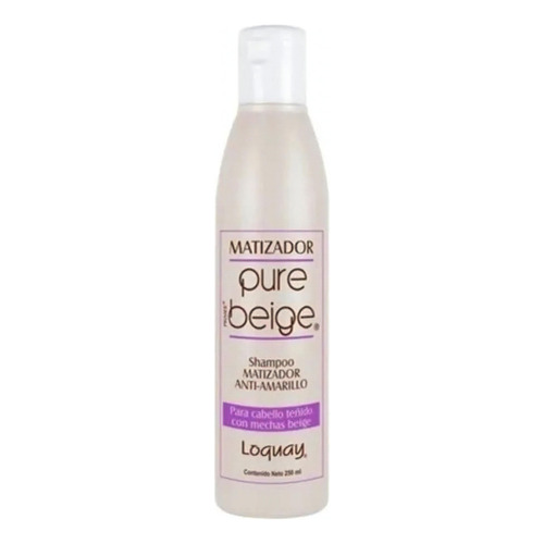 Loquay Pure Beige Shampoo Matizador 250 Ml