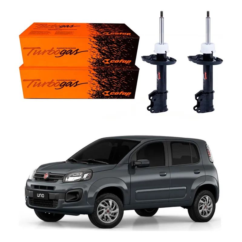 Par Amortecedor Dianteiro Fiat Uno Novo 1.0 2017 A 2021