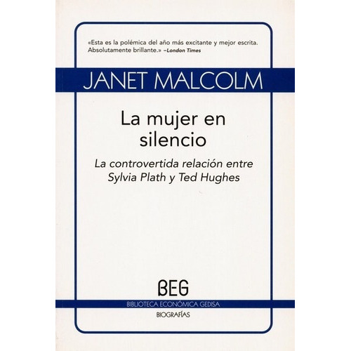 Mujer En Silencio, La, De Janet Malcolm. Editorial Gedisa En Español