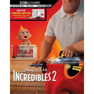 Los Increibles 2 Dos Target Pelicula 4k Ultra Hd + Blu-ray 