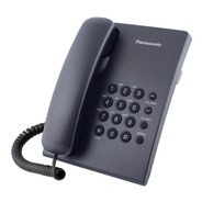 Teléfono Panasonic Fijo Kx-ts500 Negro 
