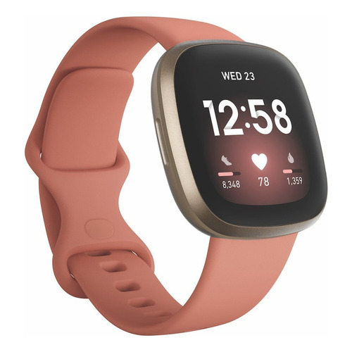 Smartwatch Fitbit Versa 3 1.58'' Amoled Wifi Gps 260mah Color de la caja Blanco Color de la correa Negro Color del bisel Negro