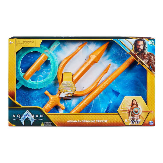 Aquaman And The Lost Kingdom Dc - Tridente Giratorio 89 Cm