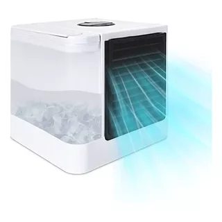 Mini Climatizador Humificador Enfriador De Aire Frio Blanco
