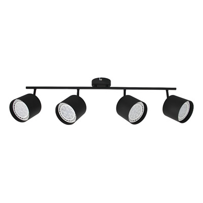Aplique Alba 4 Luces Negro Apto Led Ar111 Moderno Cie