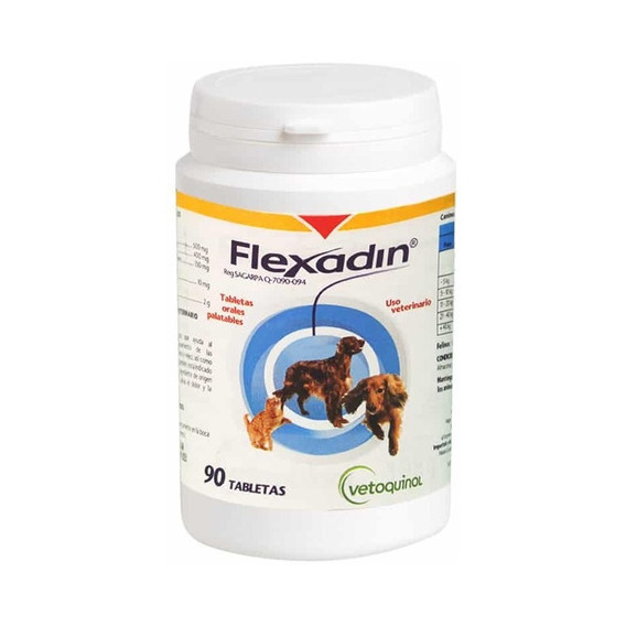 Flexadin 90 Comprim. Condroprotector Natural Perros Y Gatos