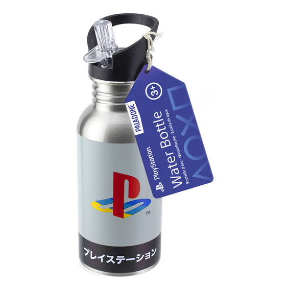 Botella De Playstation Her Metal Water Bott W Straw