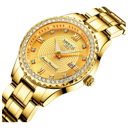 Reloj Nibosi Mujer Diamond Luxury Waterproof