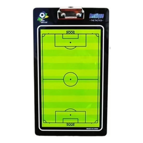Tabla Tactica Magnetica Futbol Doble Cara +fichas + Marcador Color Verde