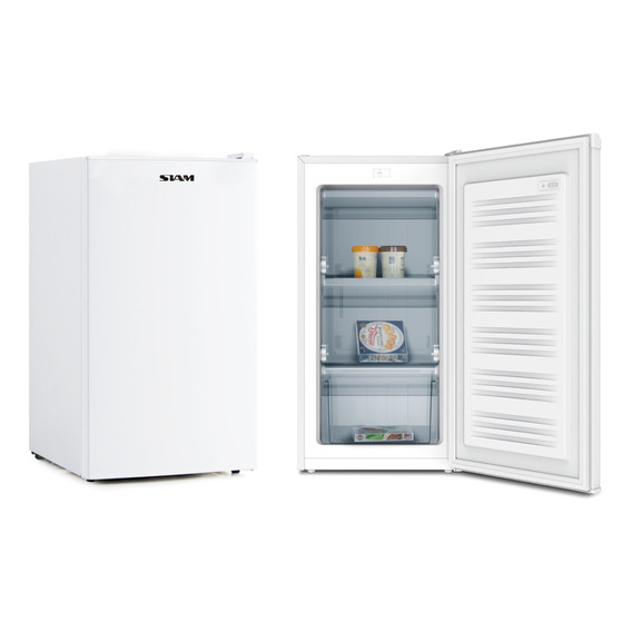 Freezer Congelador Vertical Siam Fsi-cv065b 65 Litros 220v Blanco